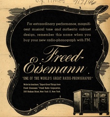 Freed-Eisemann - One of the Worlds Great Radio-Phonographs