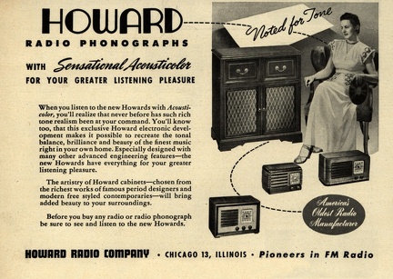 Howard Radio Phonographs