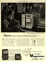 Magnavox brings you all this and television when you want it!