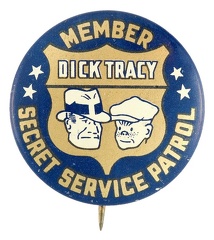 Dick Tracy Button - 1938