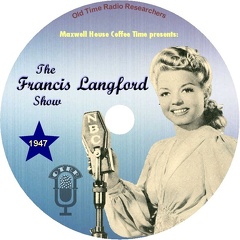 Frances Langford Show CD Label