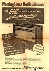 Westinghouse Radio releases the H-148...