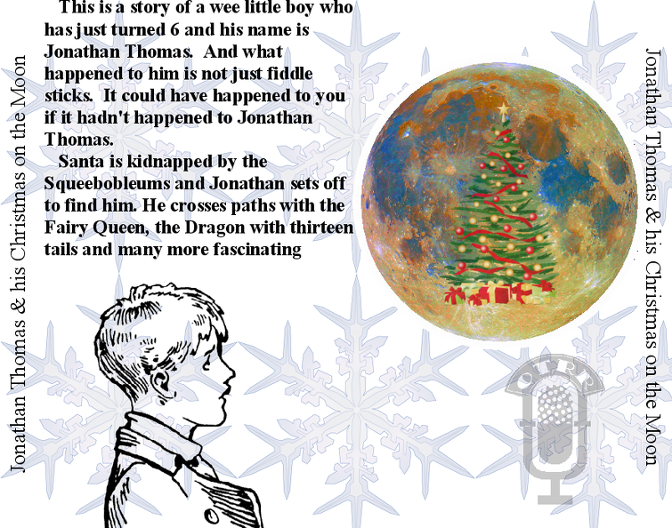 Johnathan Thomas &amp; his Christmas on the Moon CD Back