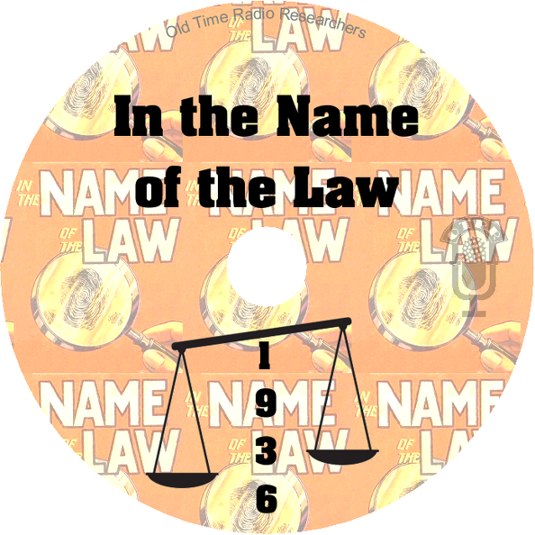 In The Name Of The Law CD Label (Update)