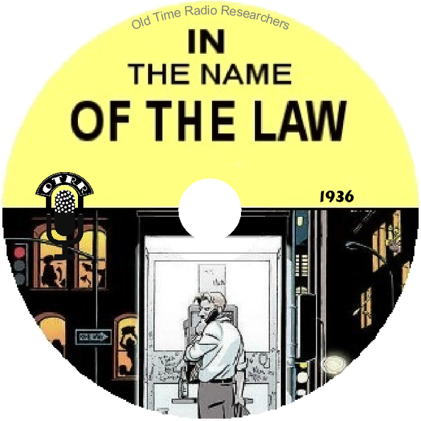 In The Name Of The Law CD Label