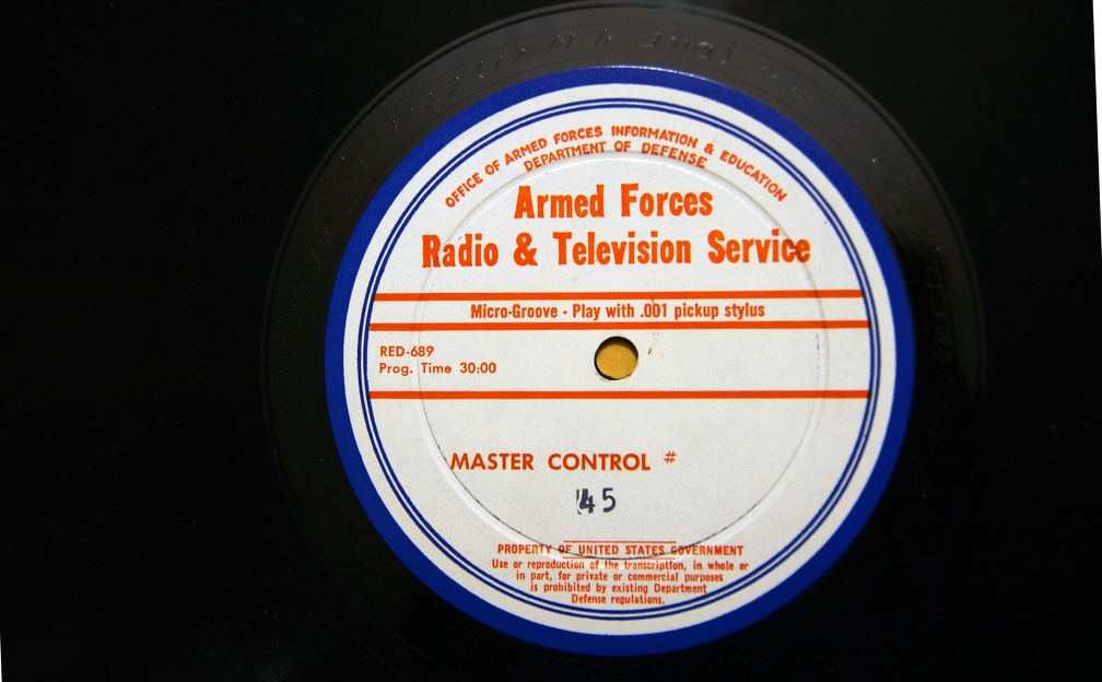 Master Control 60Xxxx AFRTS #045 Due 610404 Dennis The Menace Tv, Gregory Loren, Bbb