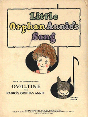 Little Orphan Annie Song Book