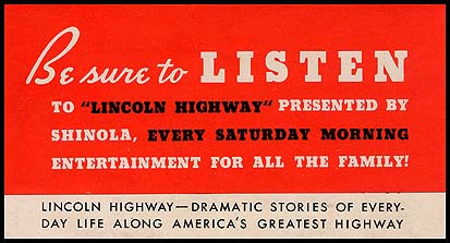 Lincoln Highway Ad #3