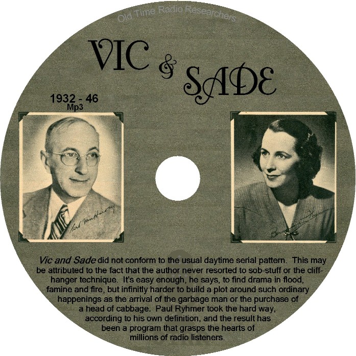 Vic & Sade CD Label
